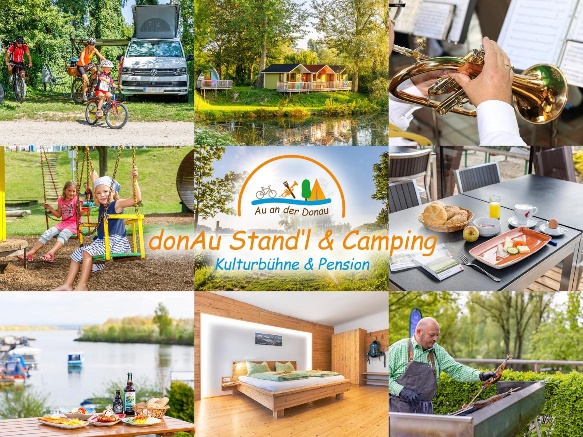 Camping & Pension Au An Der Donau Exterior foto